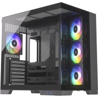 caja pc silentware view a-rgb torre midi atx rgb con panel de vidrio