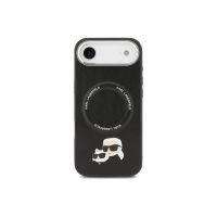 karl lagerfeld funda para iphone air  carcasa de pu con magsafe negra con pins kc diseno elegante y ajuste preciso