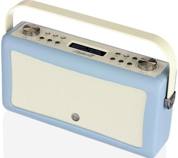 VQ Hepburn Mk II Portable DABﱓ Bluetooth Clock Radio - Blue, Blue