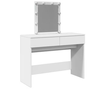 Tocador - tocador de maquillaje - mesa de tocador con luces led blanco 100x40x130 cm