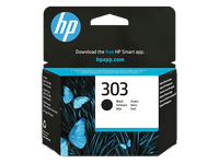 cartucho de tinta - hp 303 negro t6n02ae 200 paginas compatibilidad con impresoras la serie envy