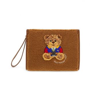 RUE MADAM PARIS para mujer. 1498 Bolso Marvin Clutch Winter marrón (OSFA), Casual, Poliuretano