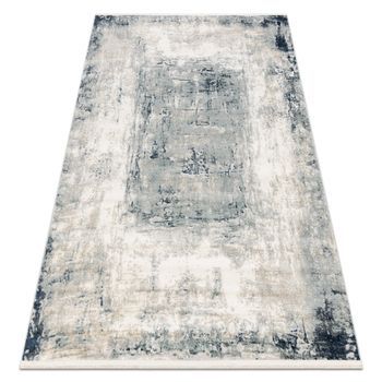 Distin 0845a Blanca / Azul Marino / Azul Alfombra Moderna - Abstracci� 160x230 Cm