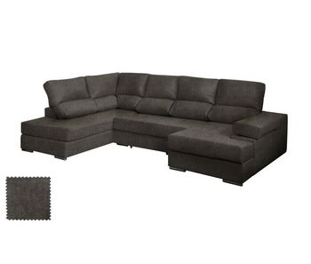 Mega sofa cama chaise longue rinconera italia 345cm