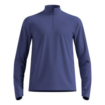 Odlo Essential Thermal Midlayer 1/2 Zip Camiseta de running Hombres - azul