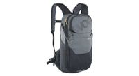 mochila evoc ride 12l gris   negro   bolsa de agua 2l