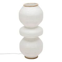 lampara de pie nika cilindrica 100 cm de altura blanca - atmosphera createur dinterieur