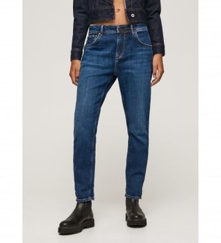 Pepe Jeans para mujer. PL204176VR6 Jeans Violet Azul (31/32), Casual, Algodón, Sostenible