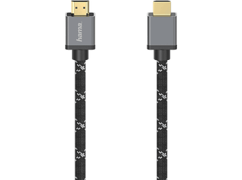 REACONDICIONADO Seminuevo Excelente Cable HDMI - Hama 00205239, Resolución 8K, 2 m, Conductor interior de cobre, Negro