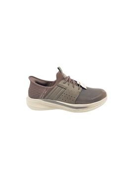 Zapatillas Skechers Slip-Ins Slade - Zachary Marrón Leather Hombre