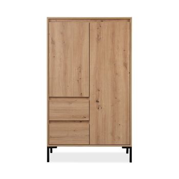 Aparador alto 2 puertas y 2 cajones h139 cm -