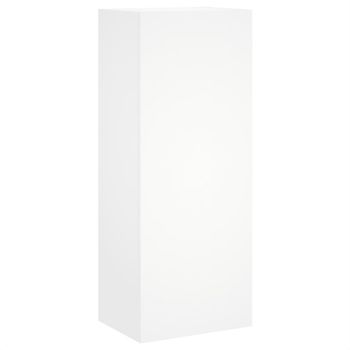 Mueble De Tv De Pared Madera Ingeniería Blanco 40,5x30x102 Cm Vidaxl
