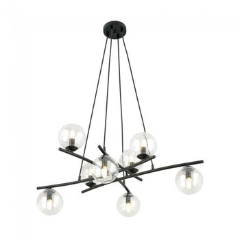 Lámpara colgante lotra transparente (8 luces)