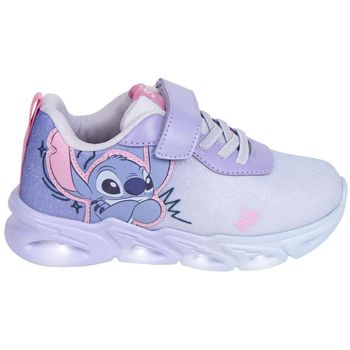 Disney Zapatillas Zapatillas Deportivas Suela TPR con Luces Rosas para niña