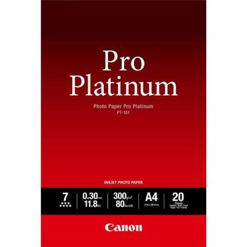 Papel Fotográfico Canon Alto Brillo 300 g/m² A4 20 Hojas