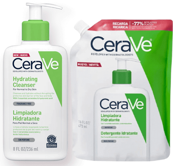 CeraVe Limpiador Hidratante 473 ml + Recarga