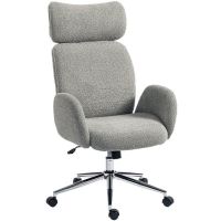 silla de oficina rolipo ergonomica con reposacabezas ajustable funcion de balanceo y altura ajustable gris oscuro
