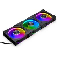 phanteks d30 regular blade kit 3 ventiladores suplementarios drgb 120mm negros
