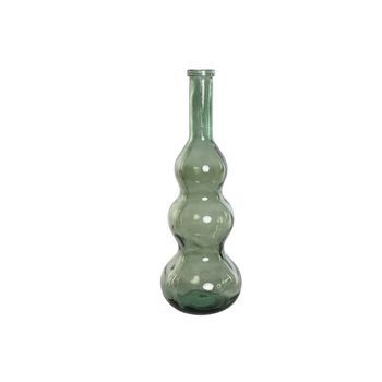 Jarron Cristal Reciclado 26,5x26,5x76 Verde
