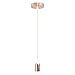 armazon colgante sensation rosa oro 1xe27 regx10d