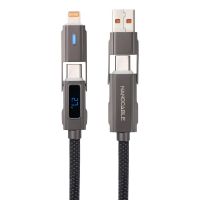 cable usb nanocable 10012501 usb-ausb-c a usb-clightning 1m negro