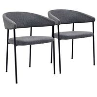 conjunto de 2 sillones de madera contrachapada y alfombra oxido adele - oviala