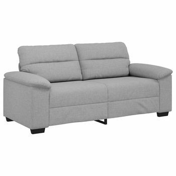 Sofá De 2 Plazas Color Gris Nube, 180x81x84 Cm, De Tela Vidaxl