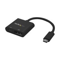 startech adaptador usb-c a displayport negro