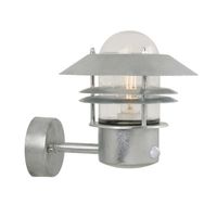 aplique de exterior galvanizado blokhus up sensor