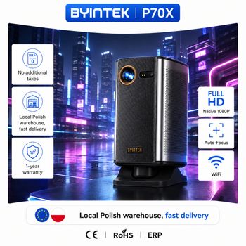 Mini Proyector Portátil BYINTEK, Batería Integrada, Compatible con 4K, WiFi 3D, Sin Impuestos Adicionales, Cine en Casa y al Aire Libre