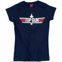 top gun camiseta goose para mujer