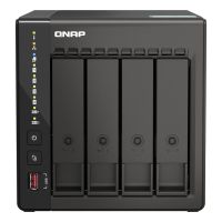 servidor nas qnap ts-453e 8gb ram intel celeron 4 bahias 25gbe hdmi m2 nvme
