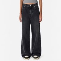 axel arigato clara denim wide-leg jeans - w30