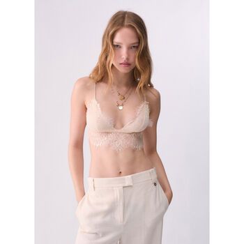 Liu Jo Sujetador deportivo Bralette en encaje chantilly para mujer