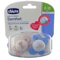 chicco chupete physio comfort silicona 6-16m nino