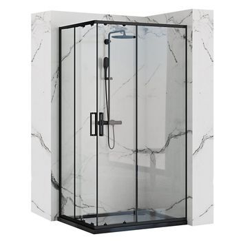 Cabina De Ducha Rea Punto 80x100 Black