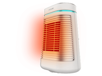 Calefactor - Cecotec ReadyWarm 1550 Max Ceramic Rotate White, 1500 W, 3 modos, 15 m², Oscilante, Termostato regulable, Ligero, White