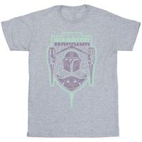 disney camiseta manga larga the mandalorian fierce warrior para nina