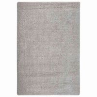 alfombra peluda antideslizante gris claro 140x200 cm vidaxl