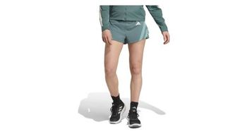 Pantalon corto adidas performance adizero archive gel 3in verde  mujer