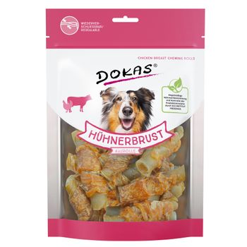 Dokas Chicken Breast Chew Wrap - 250g