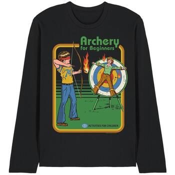 Steven Rhodes Camiseta manga larga Archery For Beginners para mujer