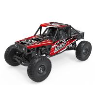 ldrc 18499 rtr 118 24g coche rc 4wd rock crawler con soporte de tubo para escalada todoterreno camion con luz led ve