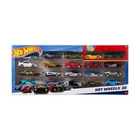 juego de 20 maquetas de vehiculos hot wheels a escala 164
