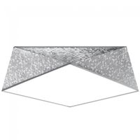 plafon de techo hexa plata