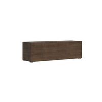 mueble de tv abatible con paso de cables l1336 h40 p392 con patas de nogal
