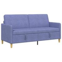 sofa con almacenamiento azul jeans 172 x 78 x 87 cm poliester vidaxl