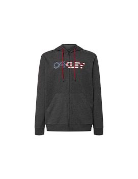 Chaqueta Oakley Teddy Full Zip Hoodie Hombre Gris