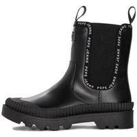 pepe jeans botines gum chelsea black para mujer
