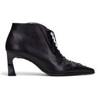 hispanitas zapatos de tacon botin paris negro para mujer